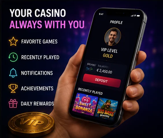 Мобилен браузър с отворен слот от Vavada казино на Android устройство